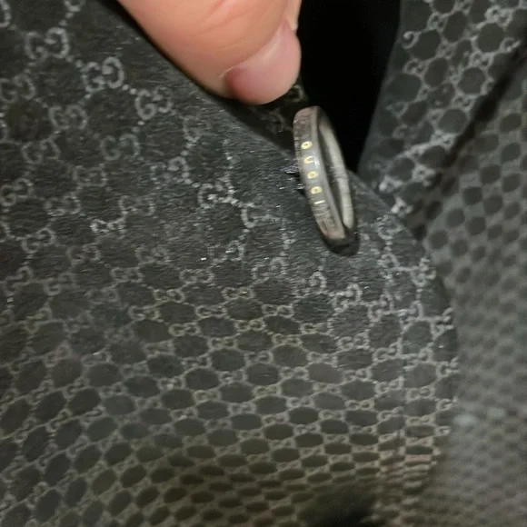 Black Gucci Guccissima gg blazer jacket suede size 48 so hot - Picture 4 of 7